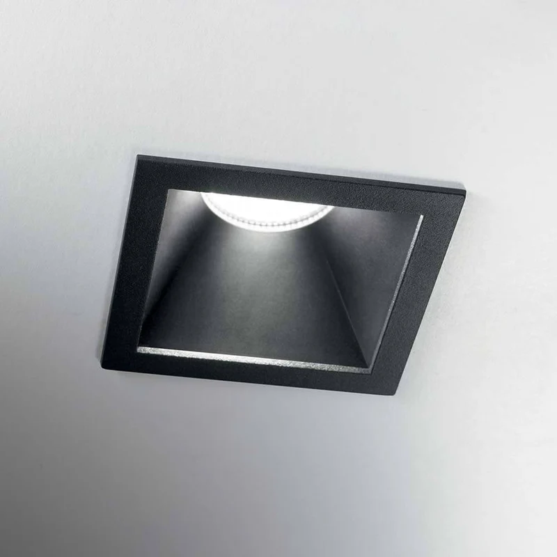Einbaustrahler Game Square Schwarz Schwarz