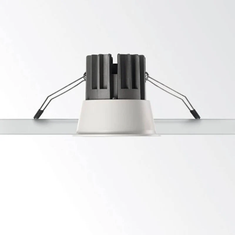 LED Einbauleuchte Game Round Weiß, Schwarz