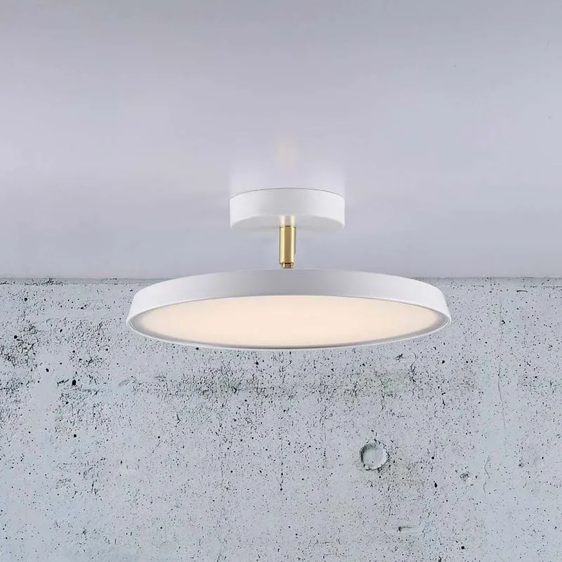LED Deckenleuchte Alba Pro 30 Weiß, Opal Weiß