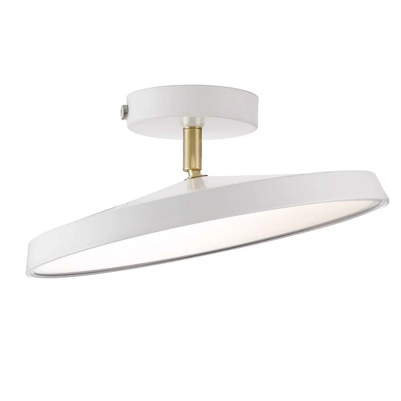 LED Deckenleuchte Alba Pro 30 Weiß, Opal Weiß