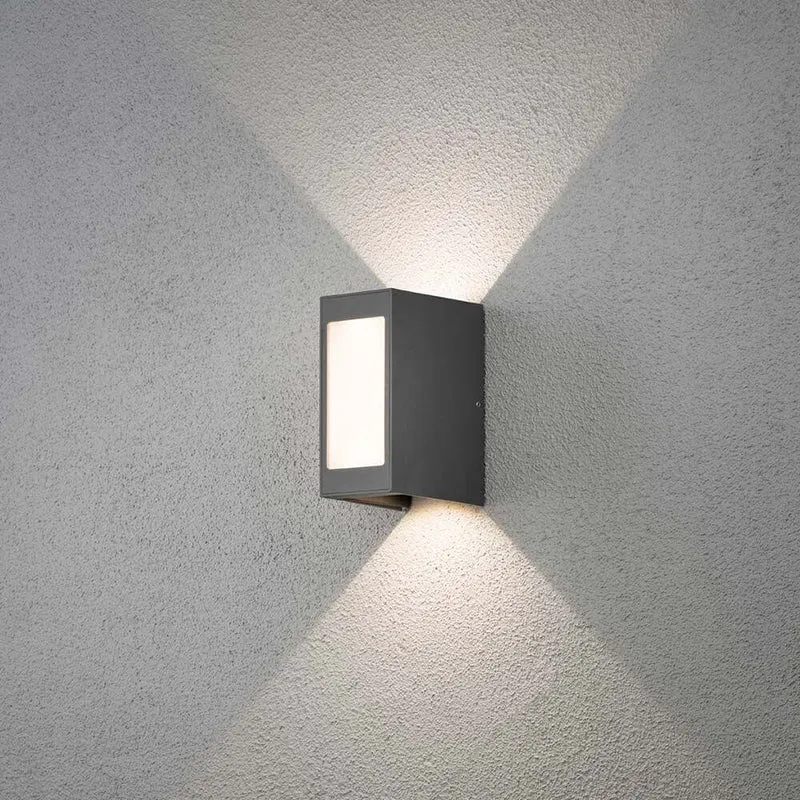Cremona LED Außen-Wandleuchte Lichtstrahl einstellbar Anthrazit