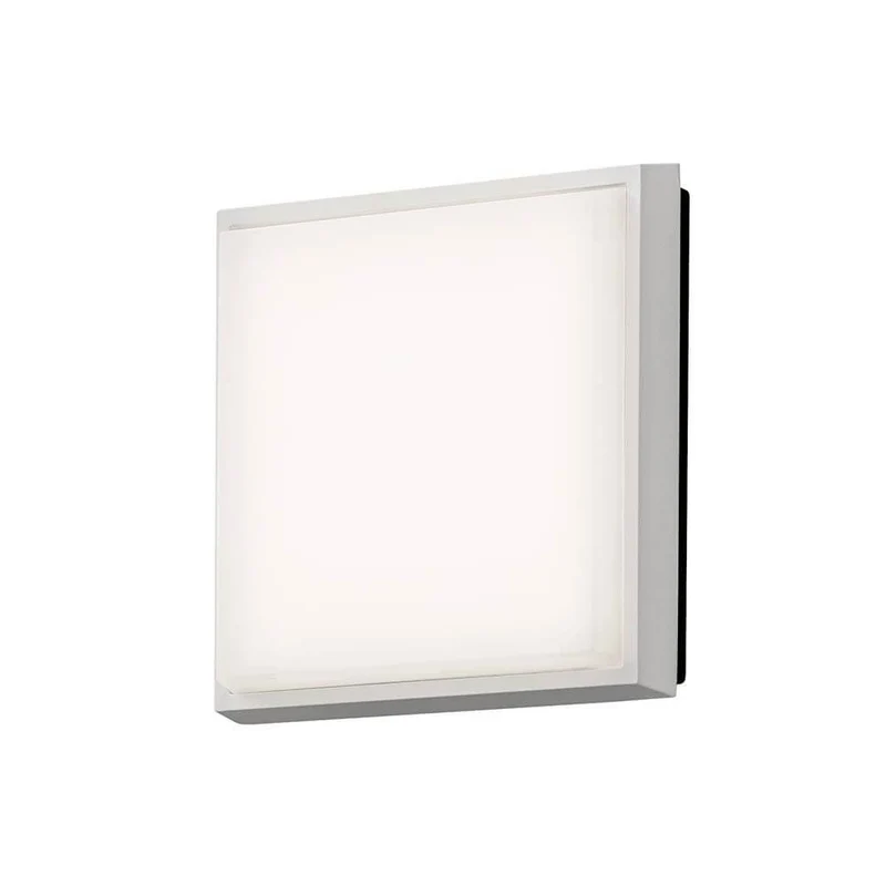 Cesena LED Außen Wand- & Deckenlampe Eckig Weiß