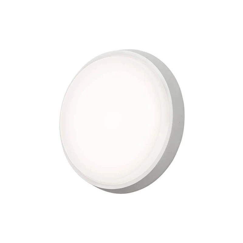 Cesena LED Außen Wand- & Deckenleuchte Rund Weiß