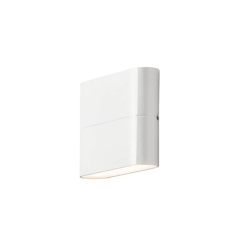 Chieri LED Außen-Wandleuchte Weiß, opales Acrylglas