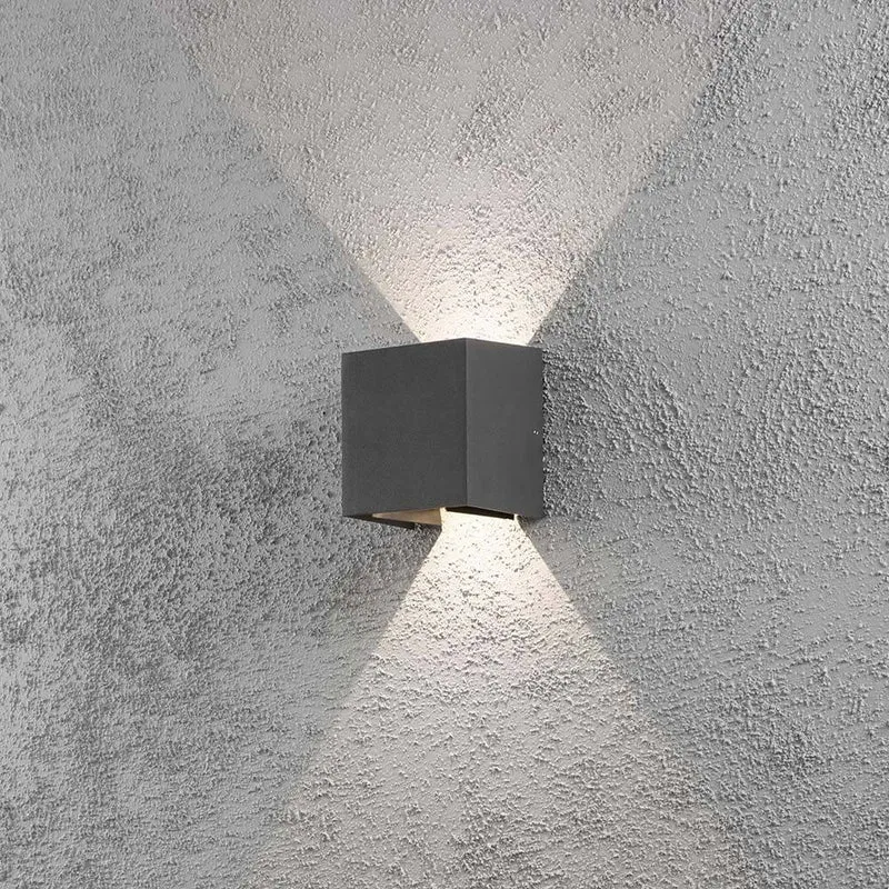 LED Außenwandleuchte Cremona verstellbarer Lichtaustritt Anthrazit