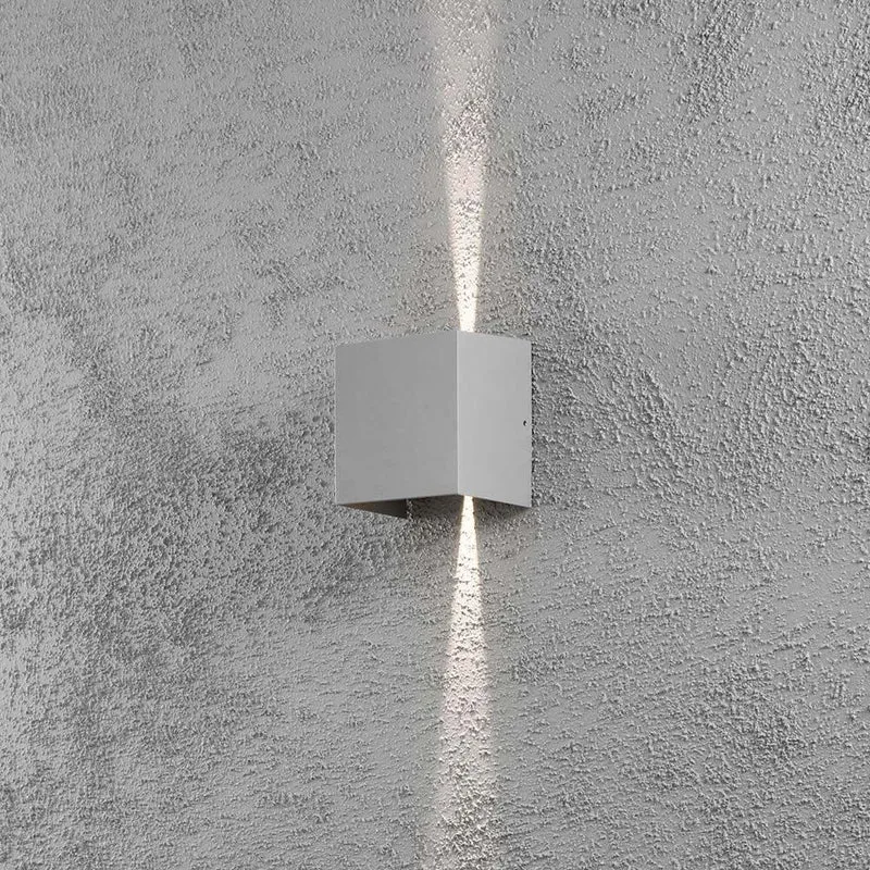 Cremona LED Außen-Wandlampe verstellbarer Lichtaustritt Grau
