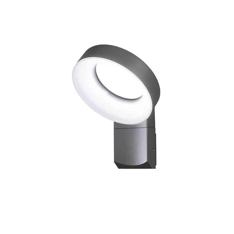 Asti LED Außen-Wandleuchte 1400lm , 5000K Anthrazit, opales Acrylglas