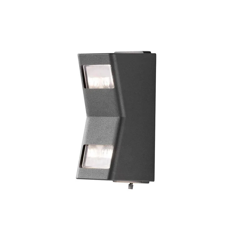 Potenza Außen-Wandlampe Up & Down Anthrazit IP54