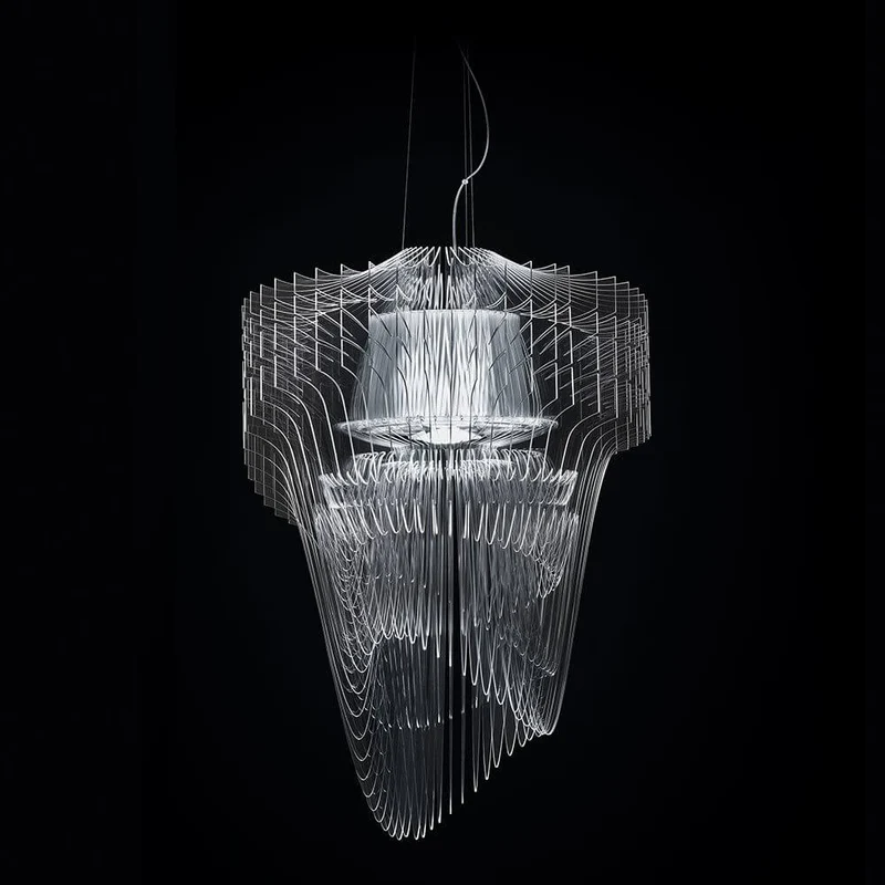 Slamp LED Hängelampe Aria Large 7000lm 2700K Transparent