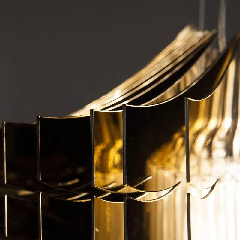 Slamp LED Pendelleuchte Aria Small 3500lm 2700K Gold