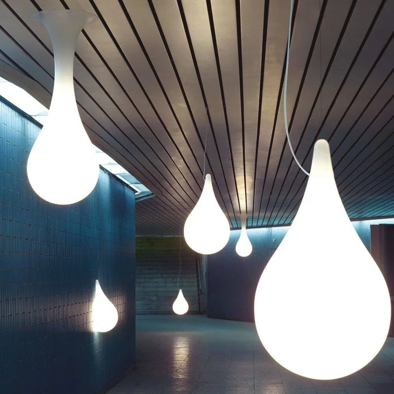 Drop-2XS LED Einbau-Pendelleuchte Liquid-Light Weiß