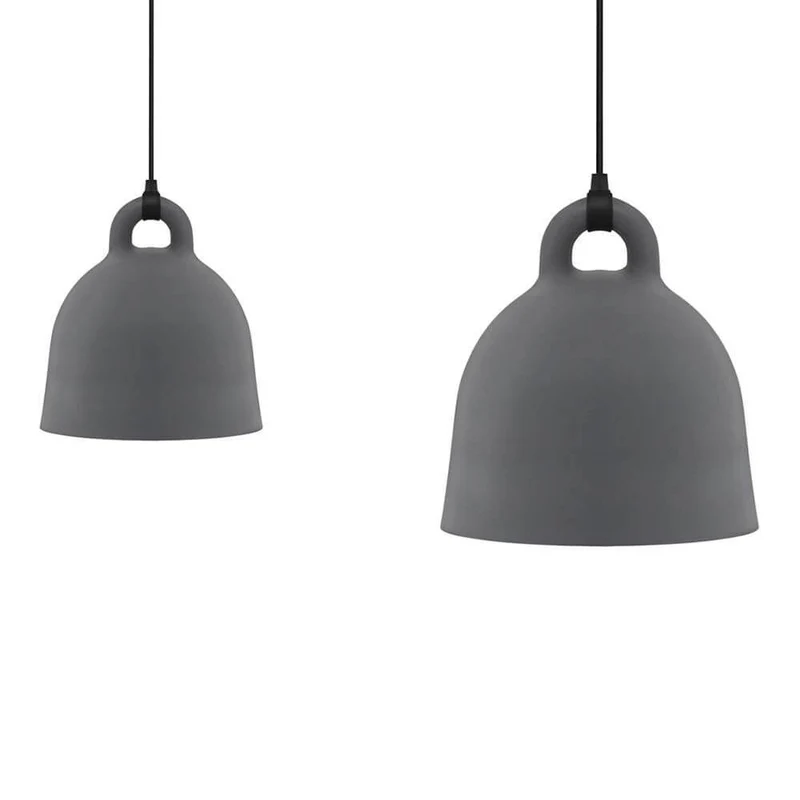 Pendelleuchte Bell L Ø 55cm Grau