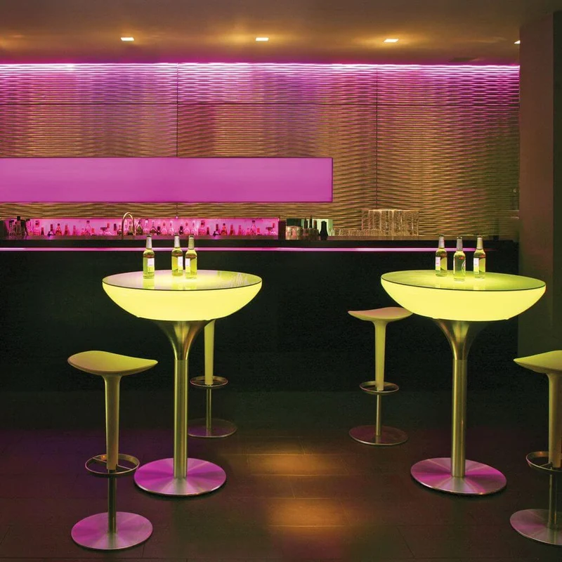 Moree Lounge Table LED Tisch Pro 105cm