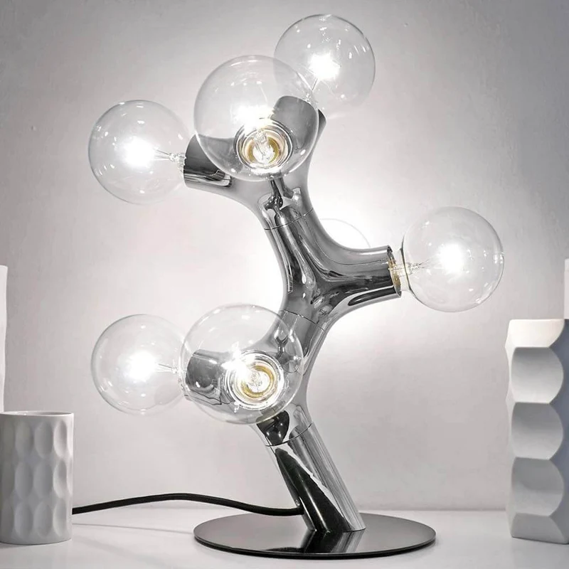 DNA Triple-7 Tischlampe Chrom