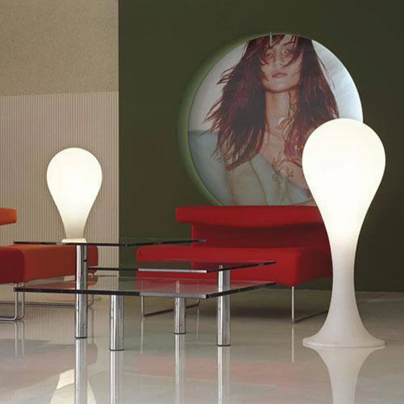 Drop-4L Outdoor Stehleuchte 100cm IP44 Liquid-Light Weiß