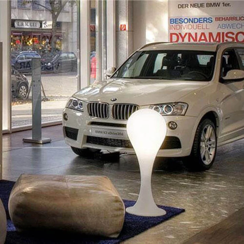 Drop-4L Outdoor Stehleuchte 100cm IP44 Liquid-Light Weiß