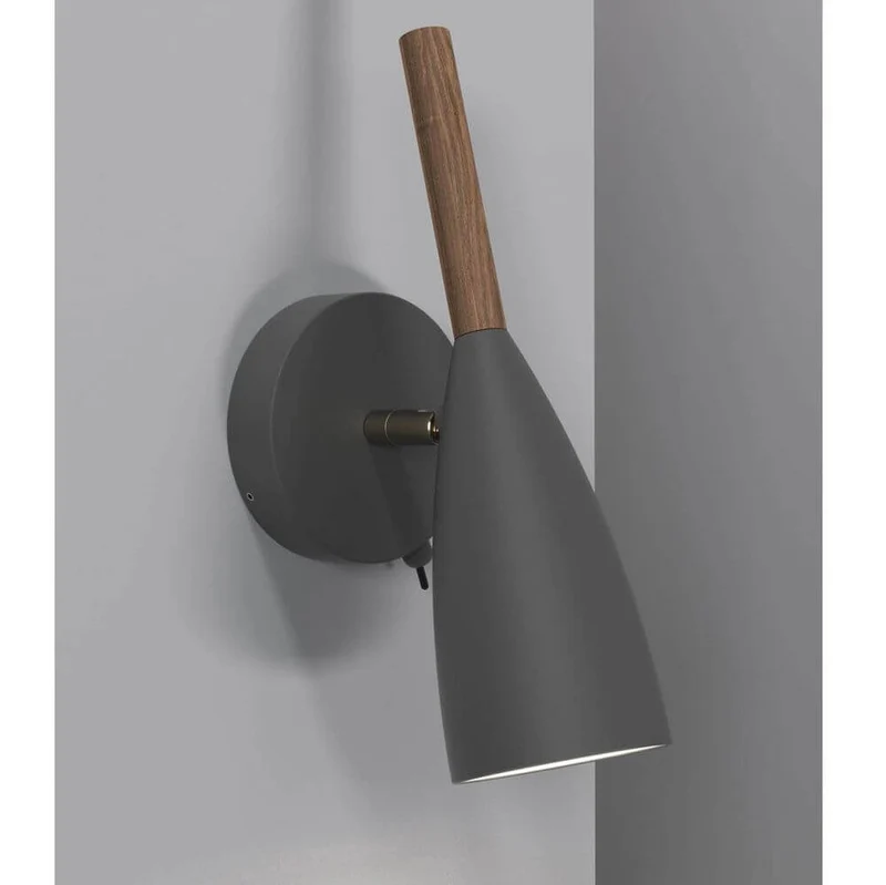 Pure Wandleuchte Silber, Grau