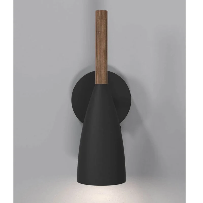 Pure Wandleuchte Schwarz