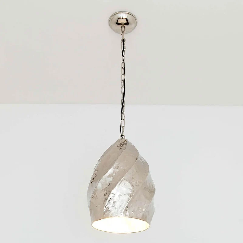 Hängeleuchte Madonna Aluminium Vernickelt Silber