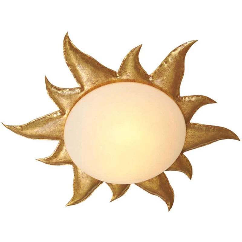 Deckenleuchte 2-flammig Sole Oro Eisen Gold