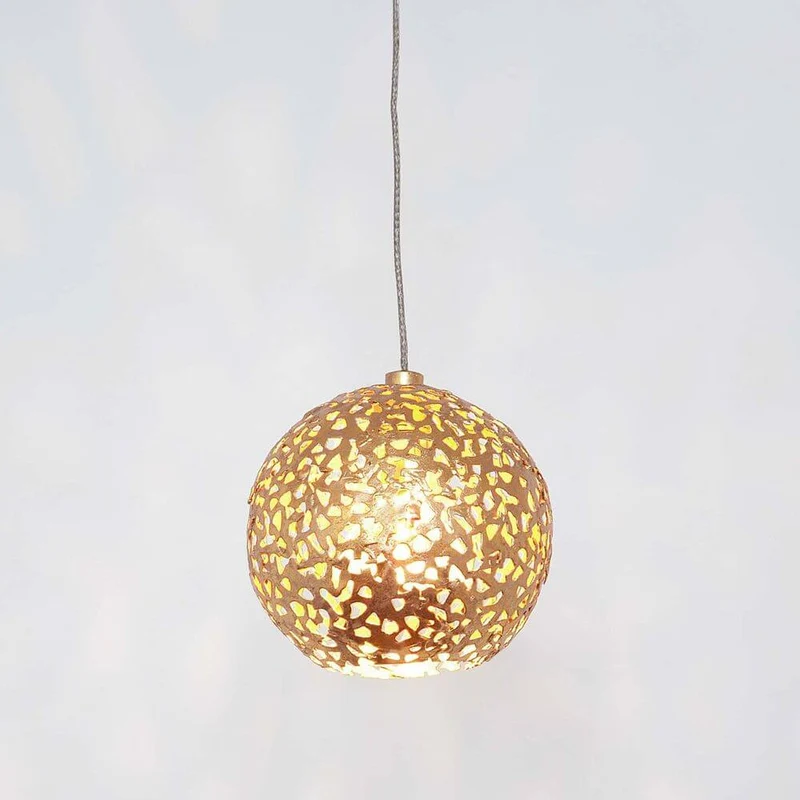 Pendelleuchte Cappuccino für 1-Phasenschiene Gold