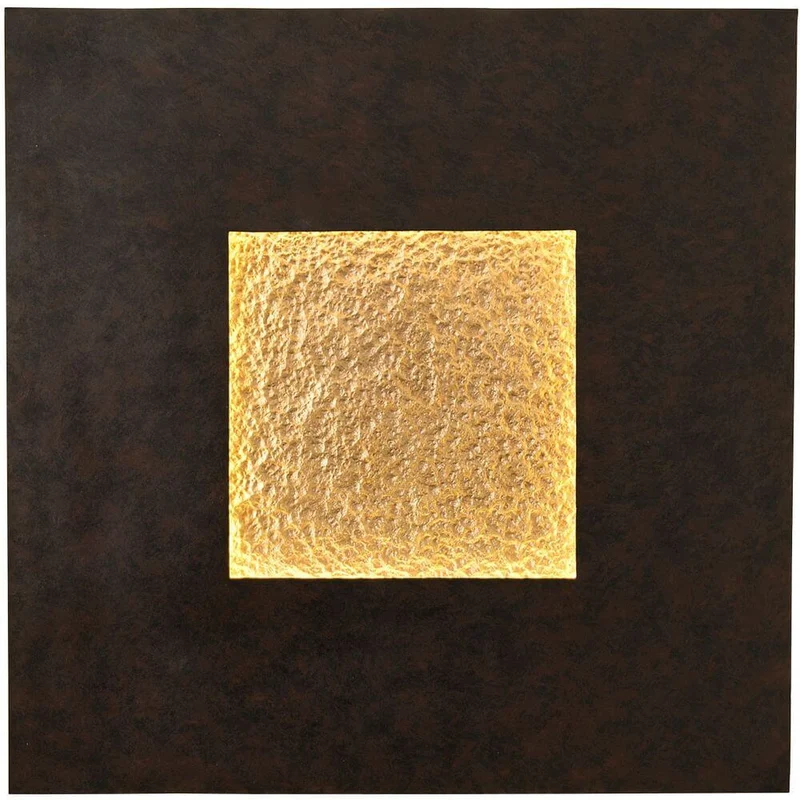 Wandleuchte Eclipse Gross Eisen Braun-Schwarz-Gold