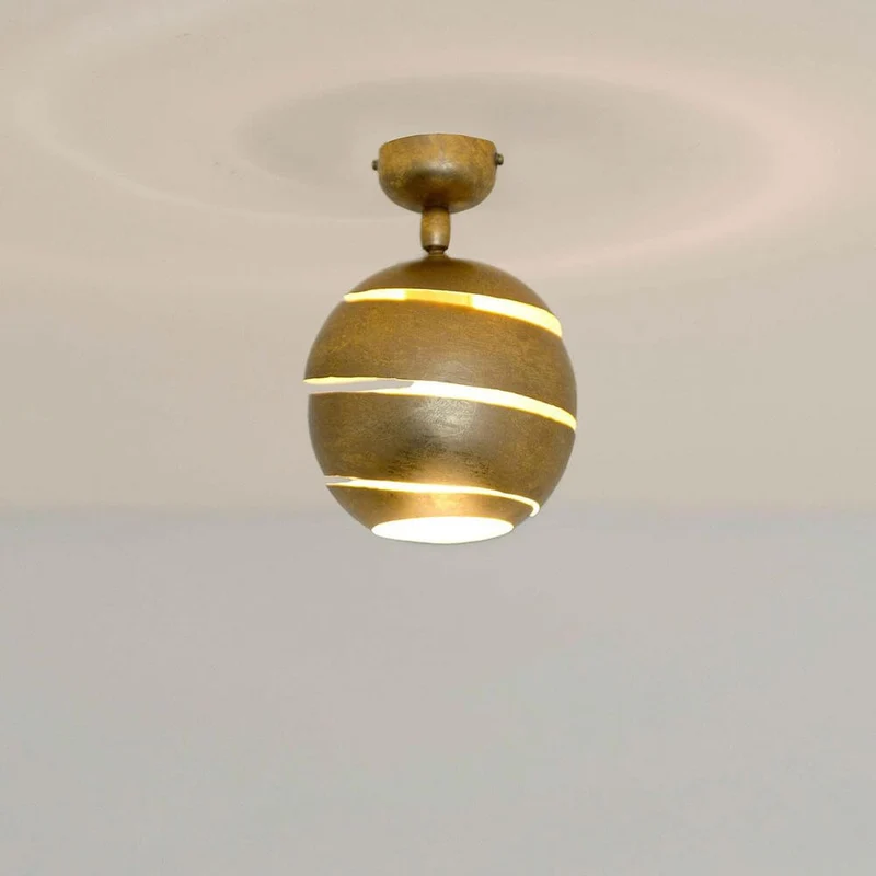 Deckenleuchte Suopare Eisen Gold
