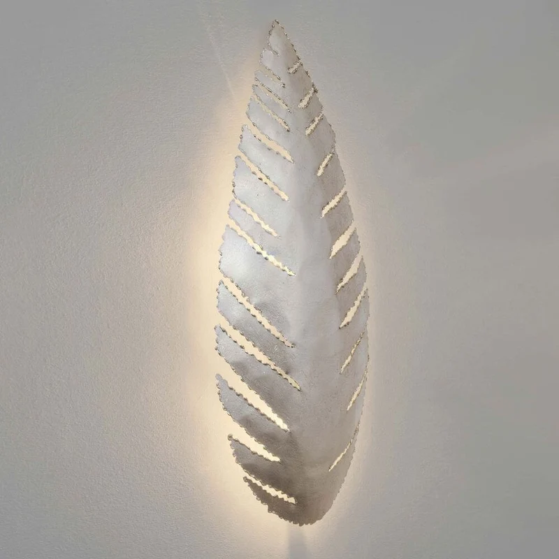 Wandleuchte 2-flammig Pietro Eisen Silber