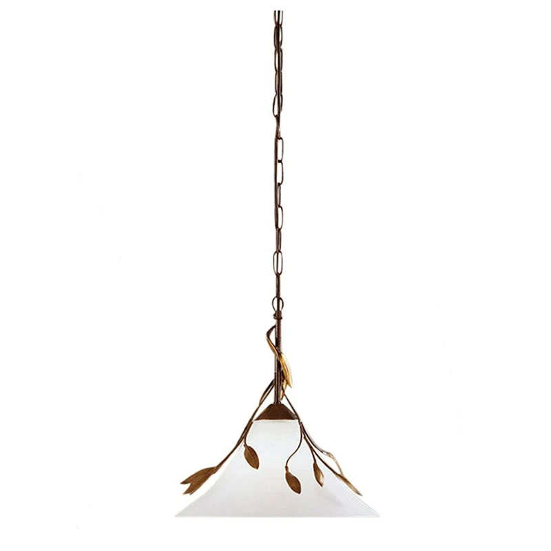 Campana Pendelleuchte Ø 30cm Rost-Antik, Goldfarben