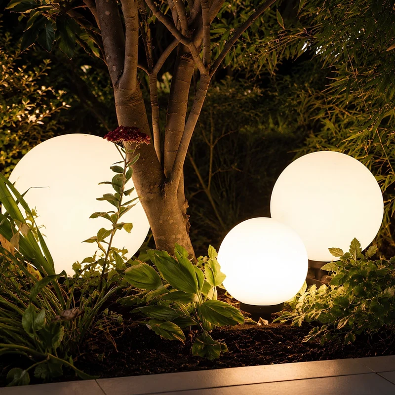 s.luce Globe Set Garten Kugelleuchten