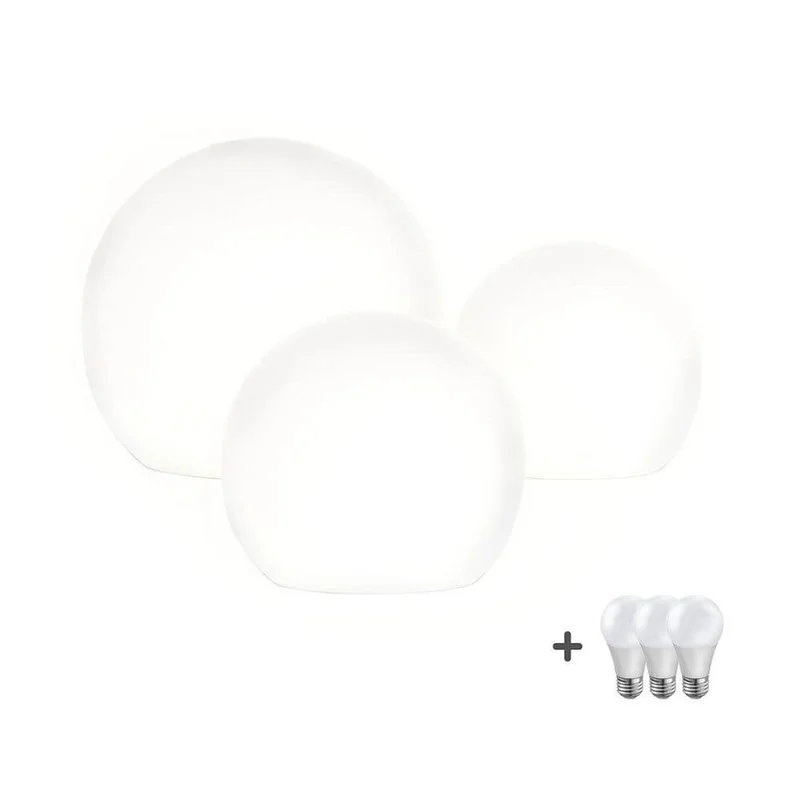 s.luce Globe Set Garten Kugelleuchten
