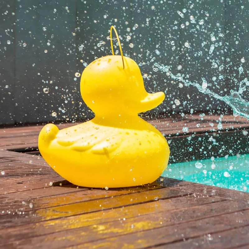 Schwimmfähige Akku-LED-Leuchte Duck-Duck S Gelb