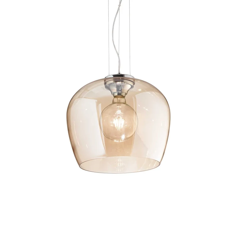 Suspension Verre Ambre Pour Chambre