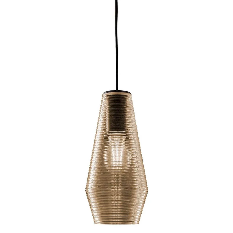 Panzeri Olivia Pendellampe mit geripptem Glas