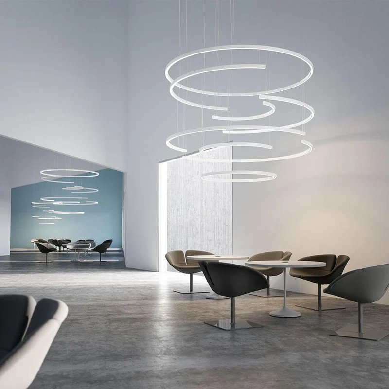 Panzeri Brooklyn LED-Ring Pendelleuchte