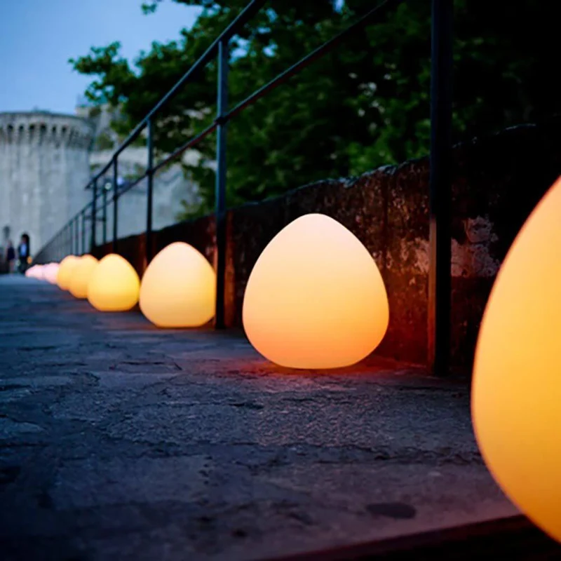 Bruchfeste LED-Akkulampe Stone mit App-Steuerung
