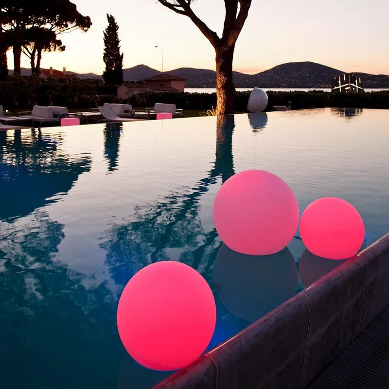 Akku LED-Kugellampe Globe 50cm mit App-Steuerung