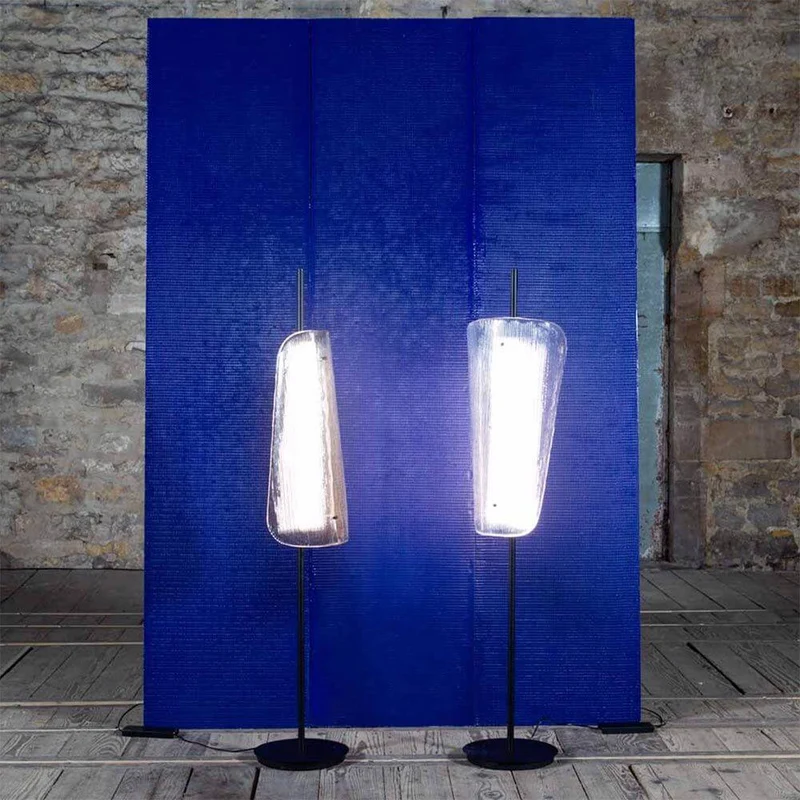 Pulpo LED Stehleuchte Bent One Glass