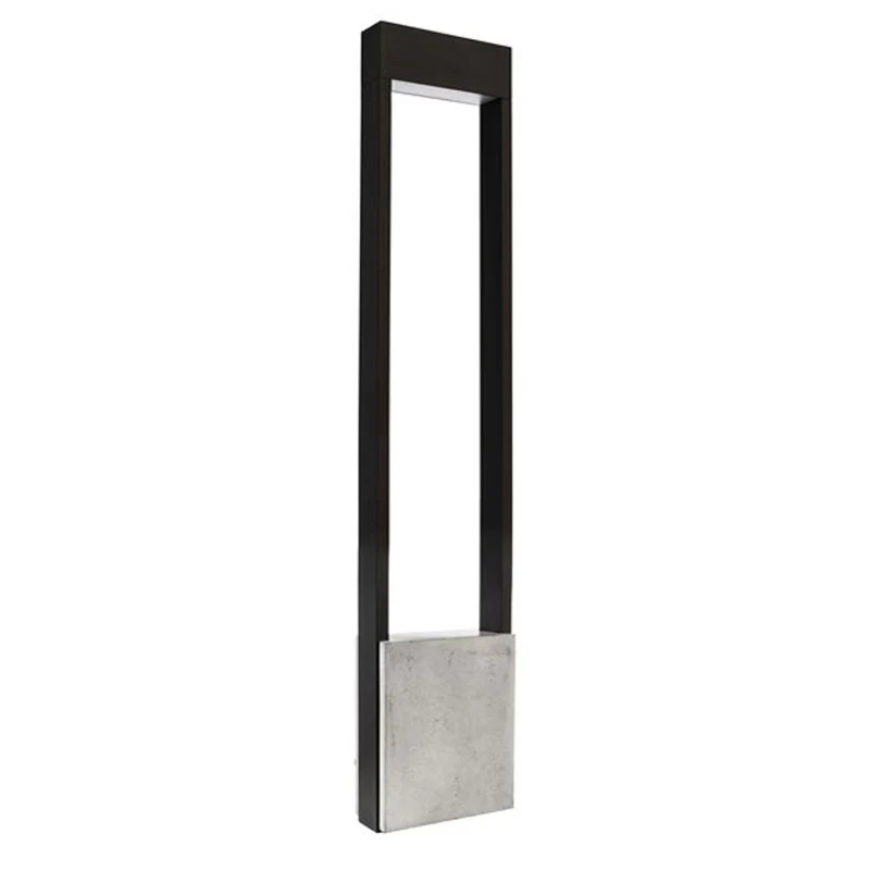 Moderne LED Pollerleuchte Bridge 100cm 640lm Dunkelgrau