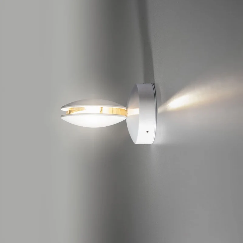 Maia LED-Effekt-Außenwandleuchte 100lm Weiß