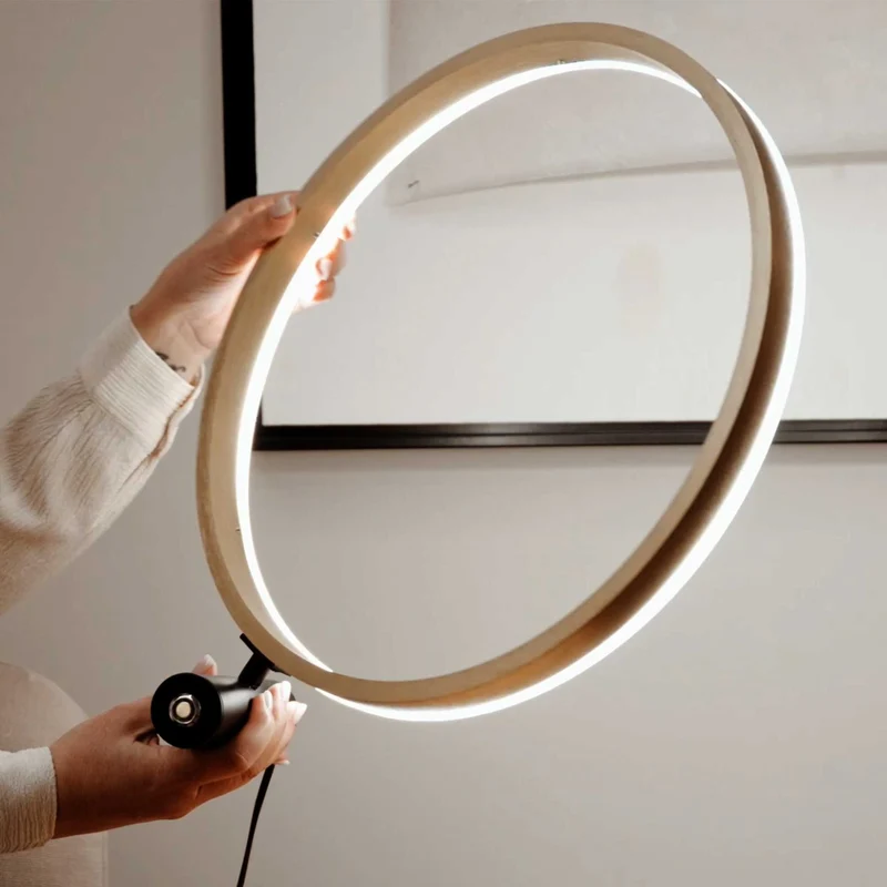 s.luce LED Ring Tischleuchte Direkt oder Indirekt