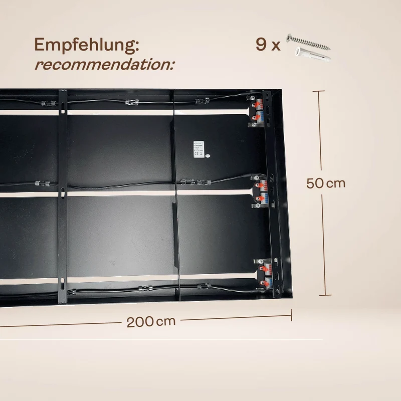 s.luce Modular Balken Baldachin mehrflammig Rechteckig