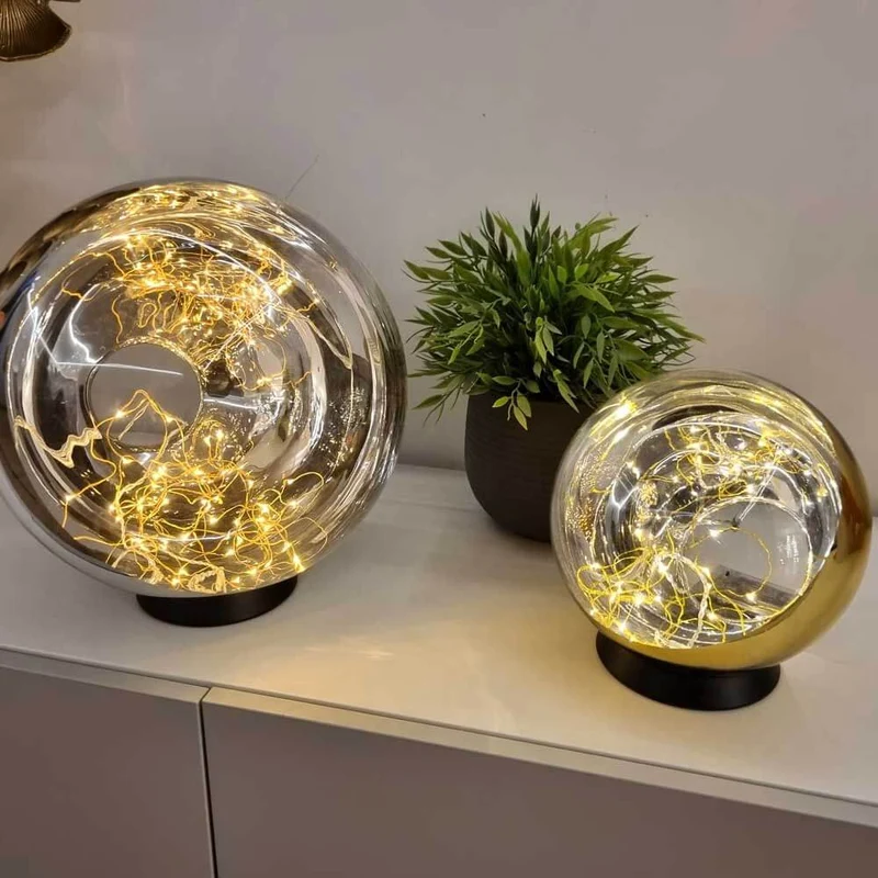 s.luce Orb LED-Dekolampe Glaskugel Ornament
