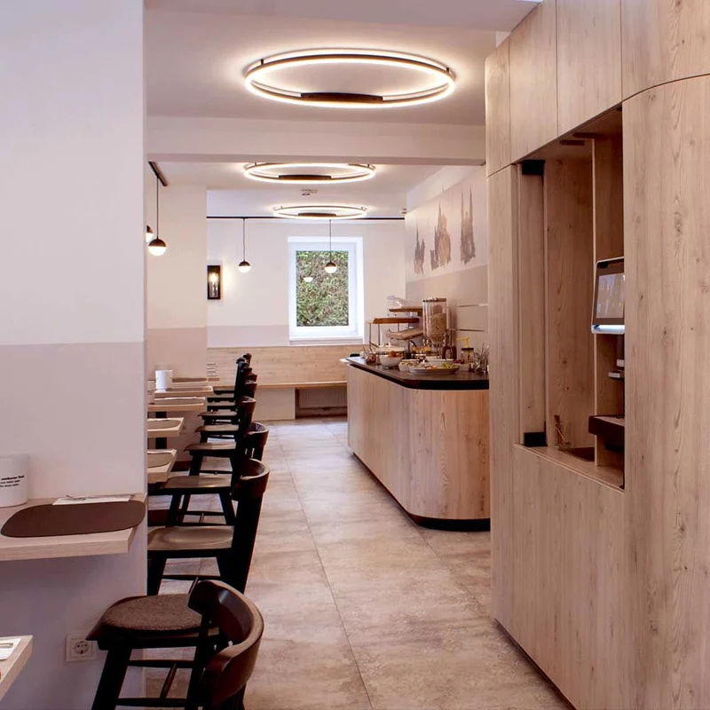 s.luce LED Ring Wandlampe & Deckenleuchte Dimmbar modern rund