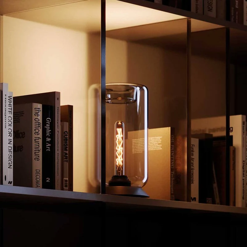 s.luce Cruet E27 Design Tischleuchte Glas mit Schalter