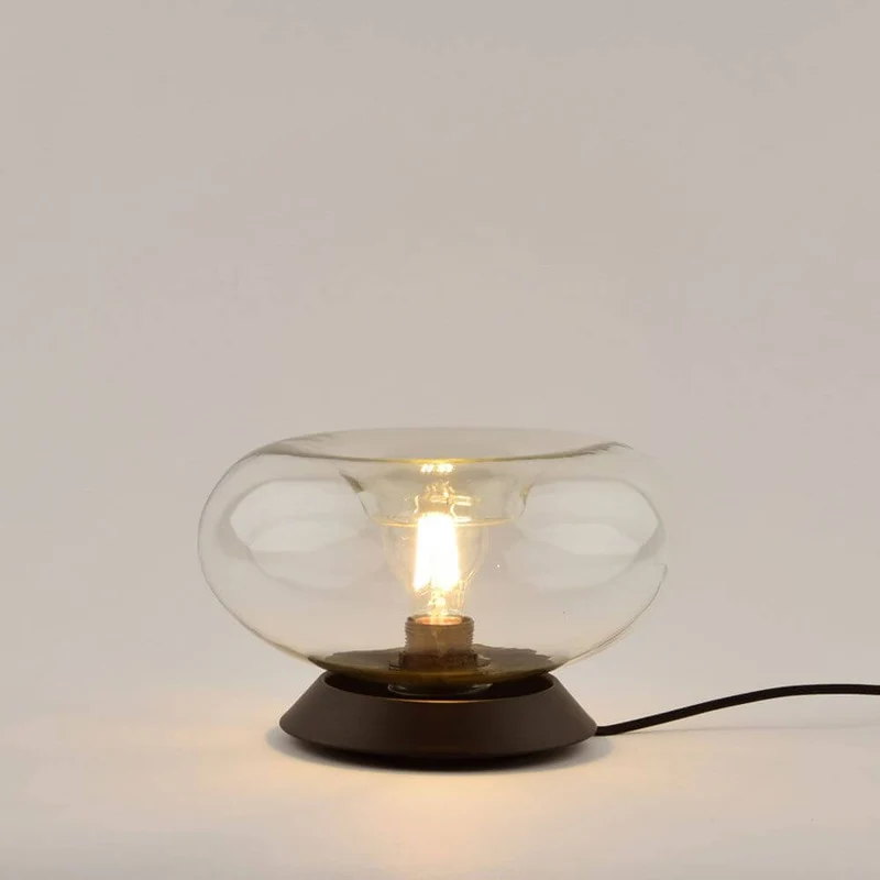 s.luce Cruet E27 Design Tischleuchte Glas mit Schalter