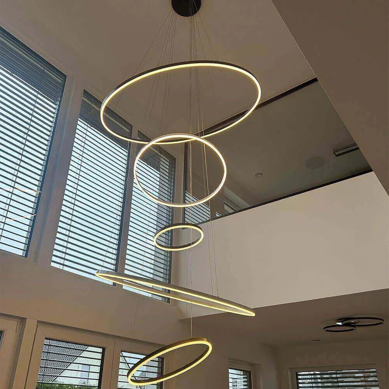 s.luce LED Ring Hängeleuchte Ø 120cm