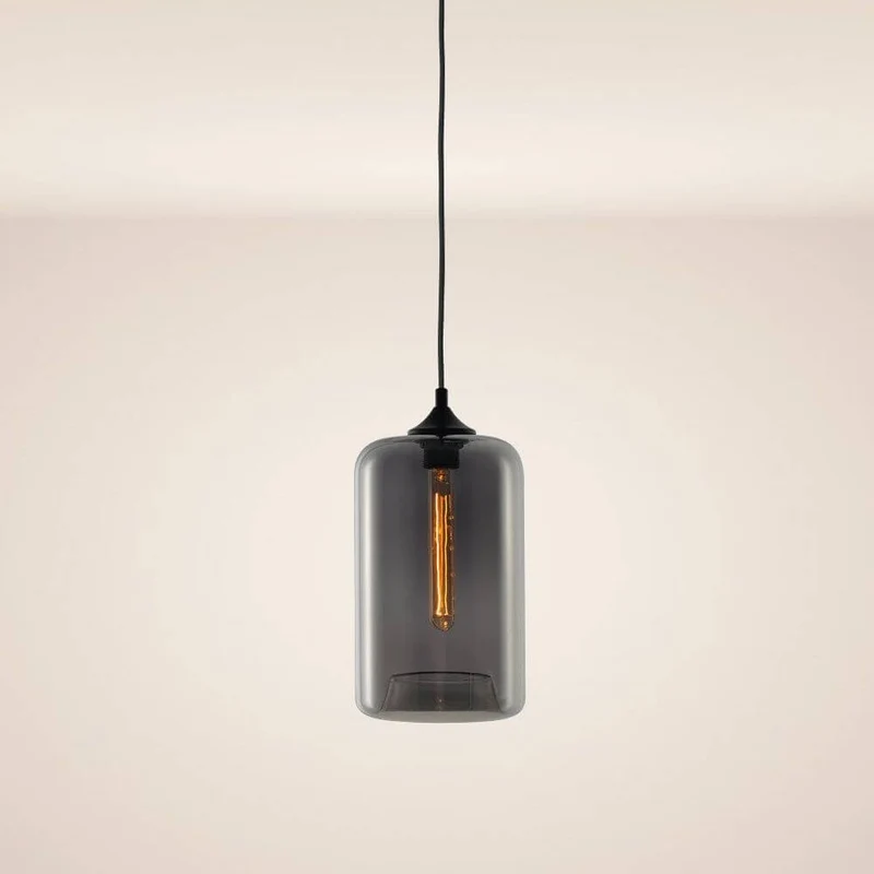 s.luce Cruet Glas-Pendelleuchte Up & Low 150cm