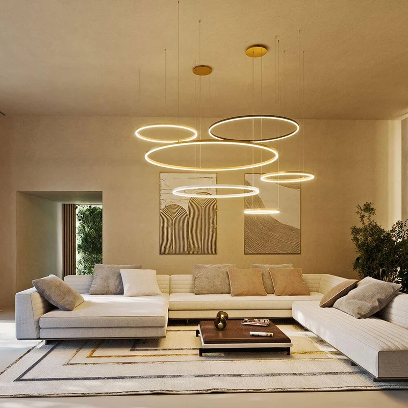 s.luce LED Ring Pendellampe Ø 100cm