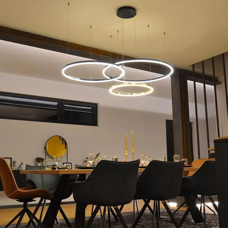s.luce LED Ring Hängeleuchte Ø 60cm